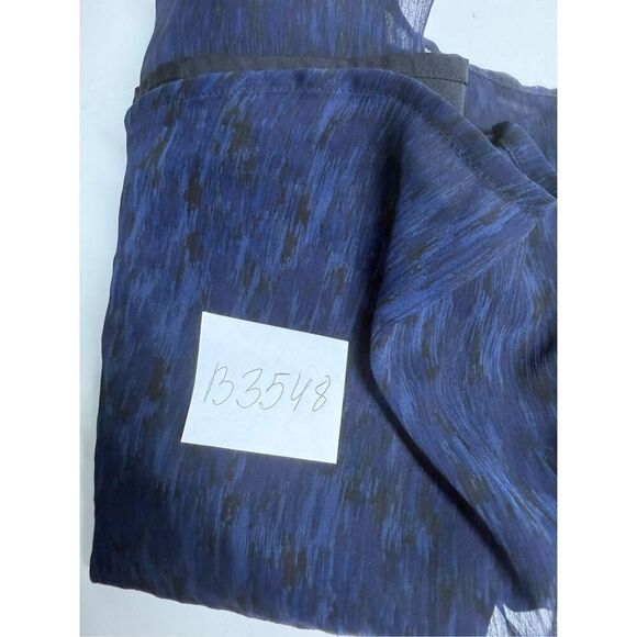 Converse One Star Party Skirt Black Blue Sheer Stretch Waist Lined Zipper Size L - Picture 8 of 8